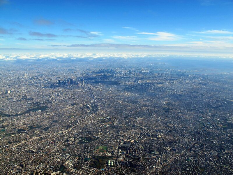 Aerial view of Tokyo