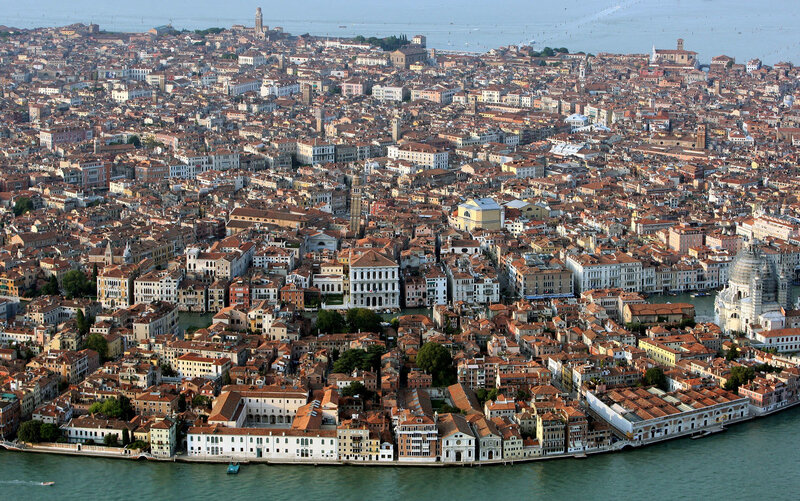 Aerial view of Venice
