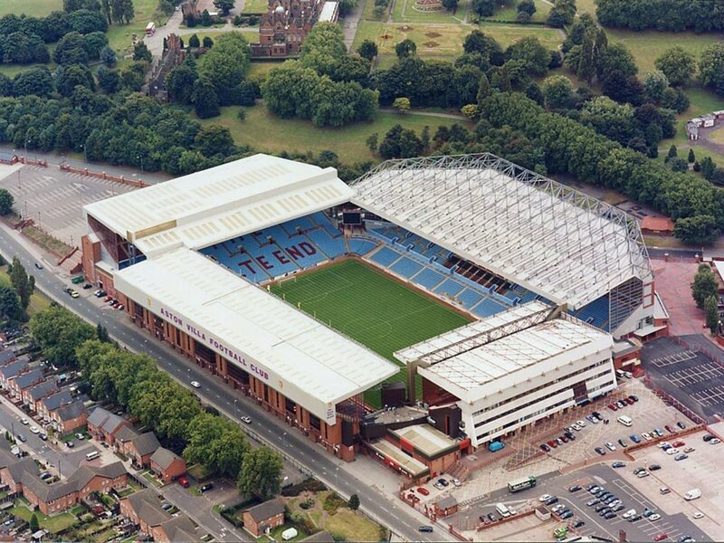 Aerial view of Villa Park