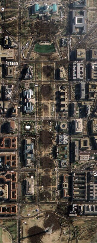 aerial view of washington d.c.