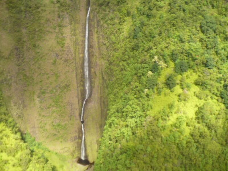 Aerial View of Waterfall