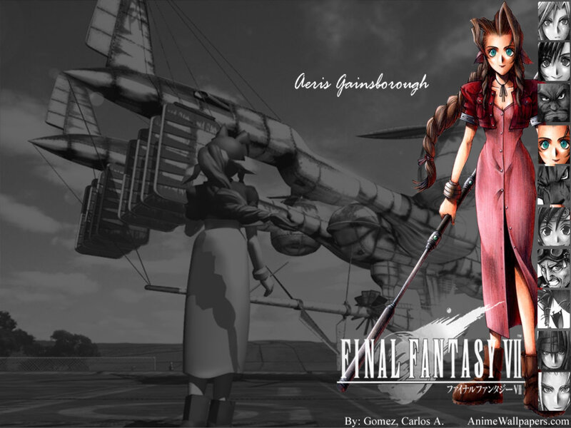 Aeris Gainsborough from Final Fantasy VII