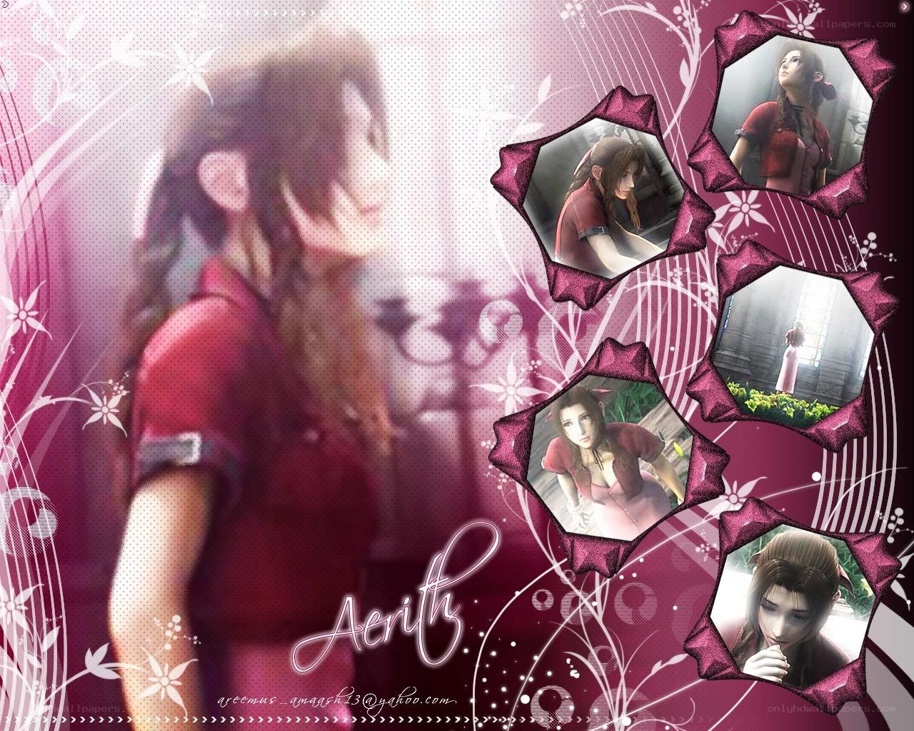 Aerith Gainsborough collage