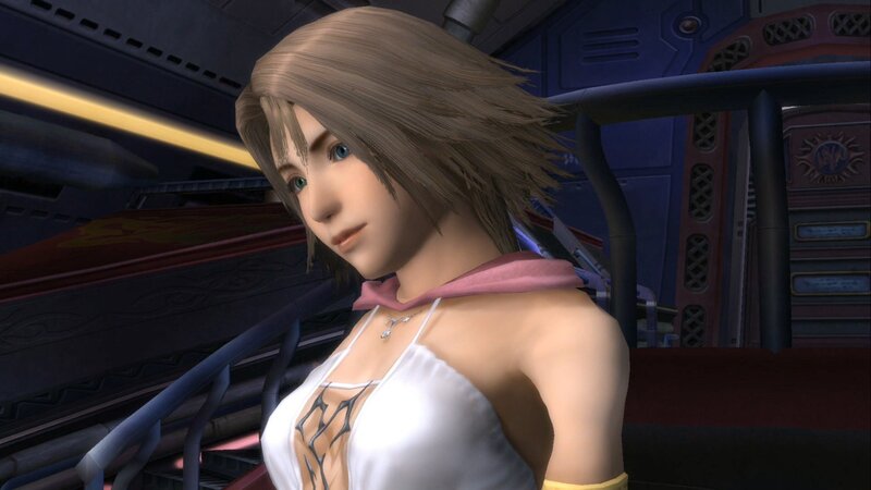 Aerith Gainsborough in a sci-fi setting