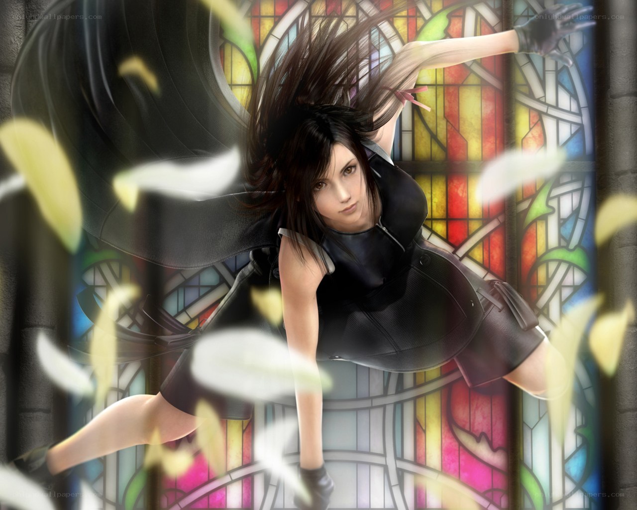 Aerith Gainsborough in motion