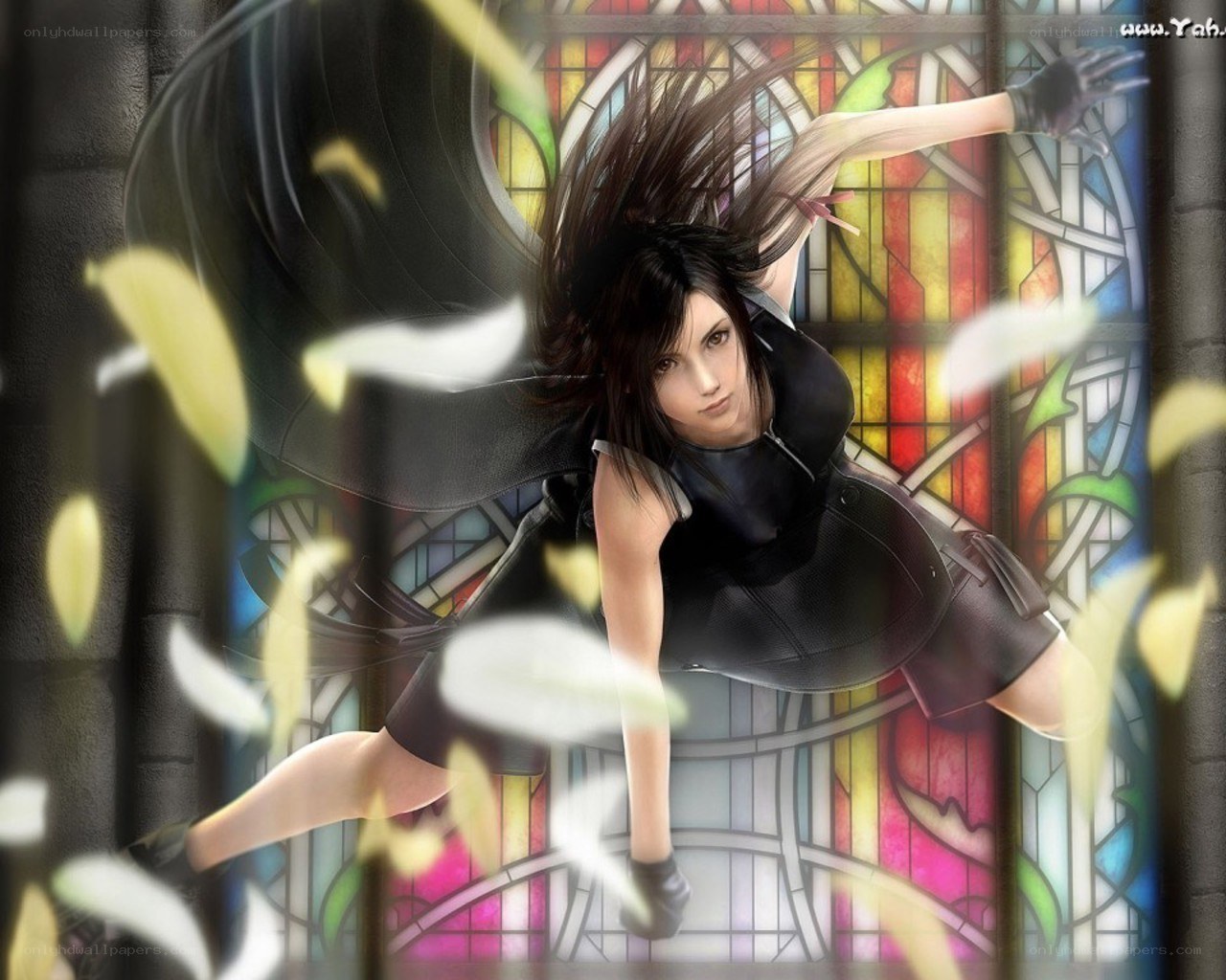 Aerith Gainsborough in motion