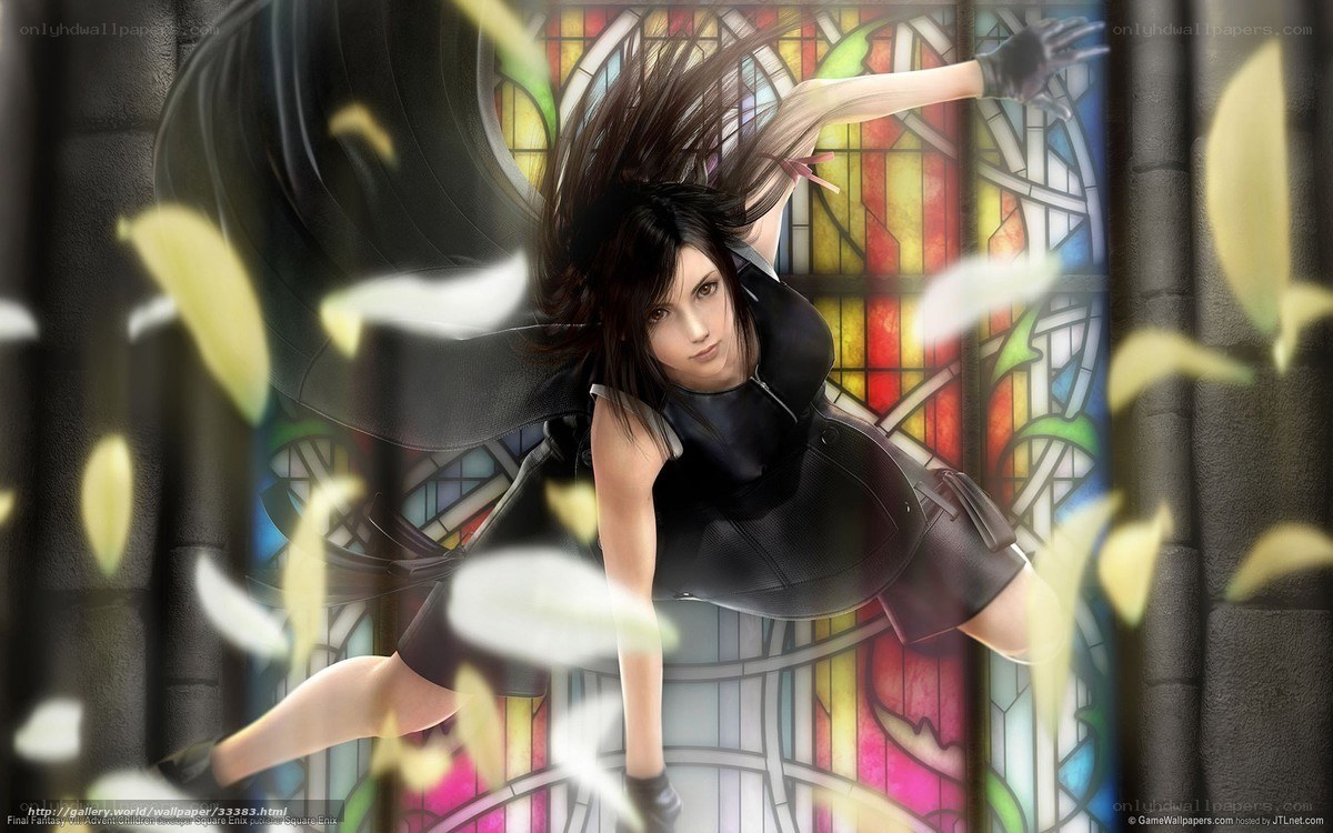 Aerith Gainsborough in motion