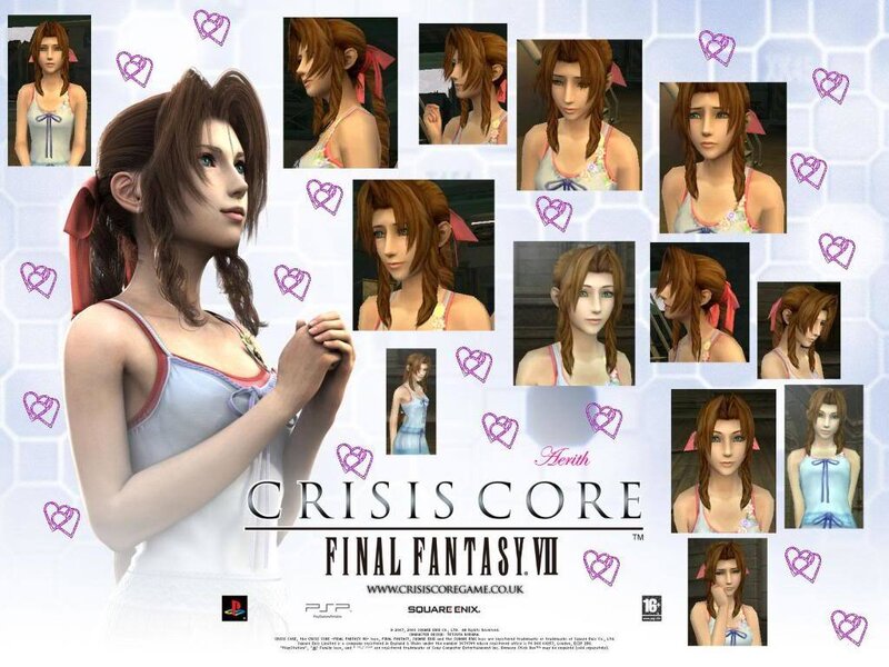 Aerith in Crisis Core