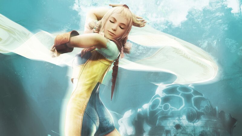 Aerith in the water