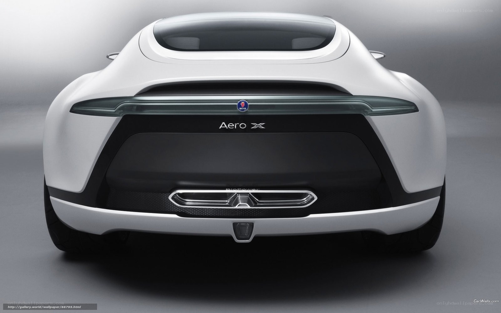 Aero X concept car rear view