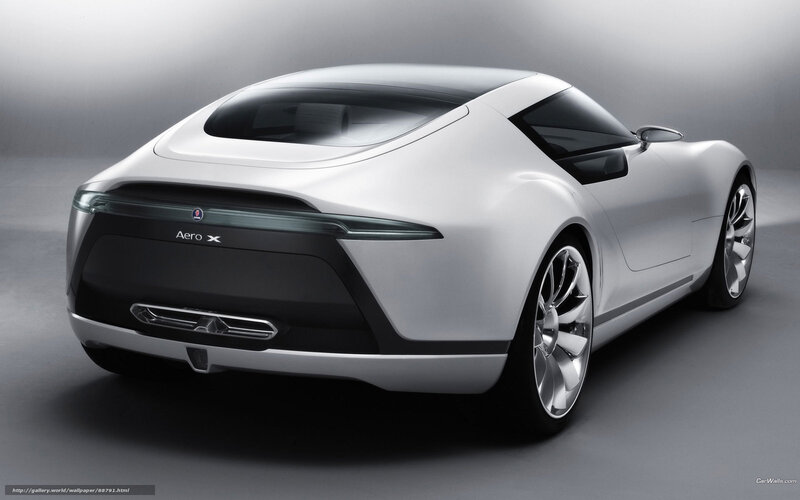 Aero X concept car rear view