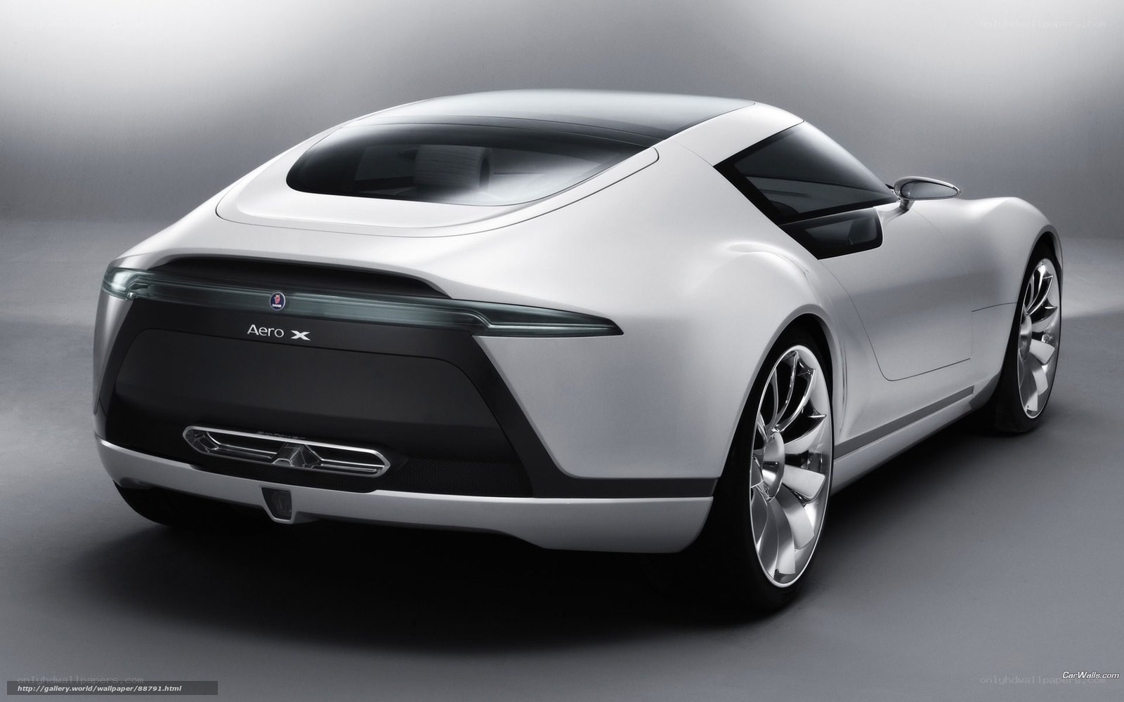 Aero X concept car rear view