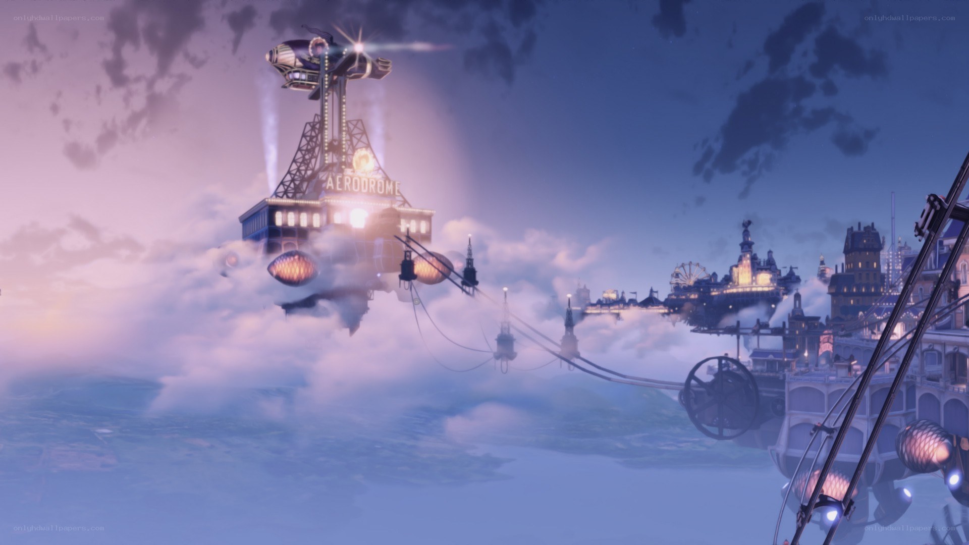 Aerodrome in the clouds