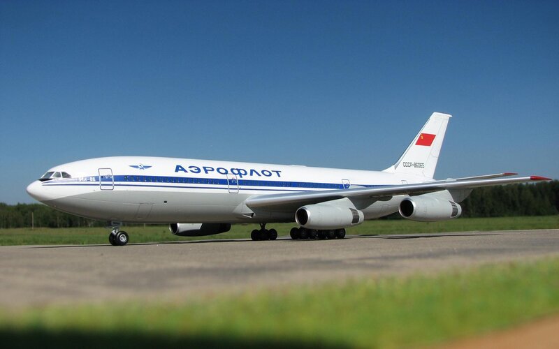 Aeroflot Airplane Model