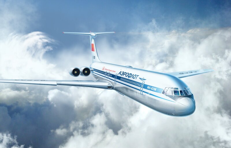 Aeroflot Il-62M Airplane