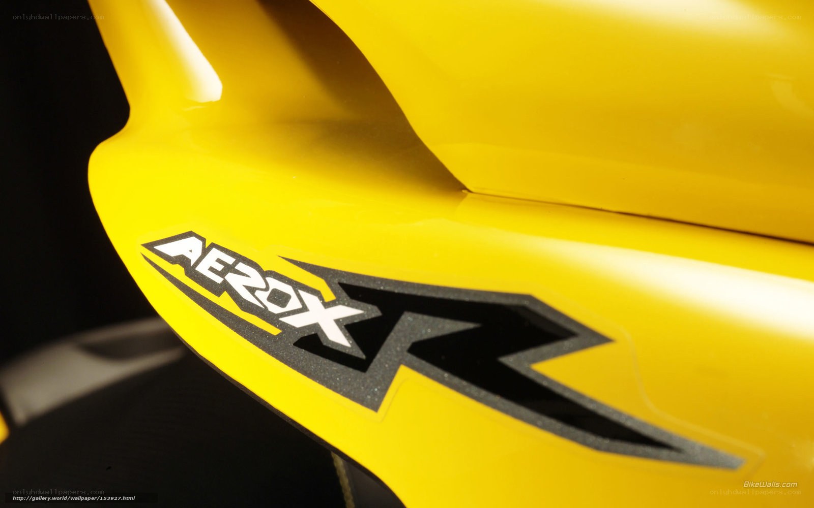 Aerox motorcycle branding