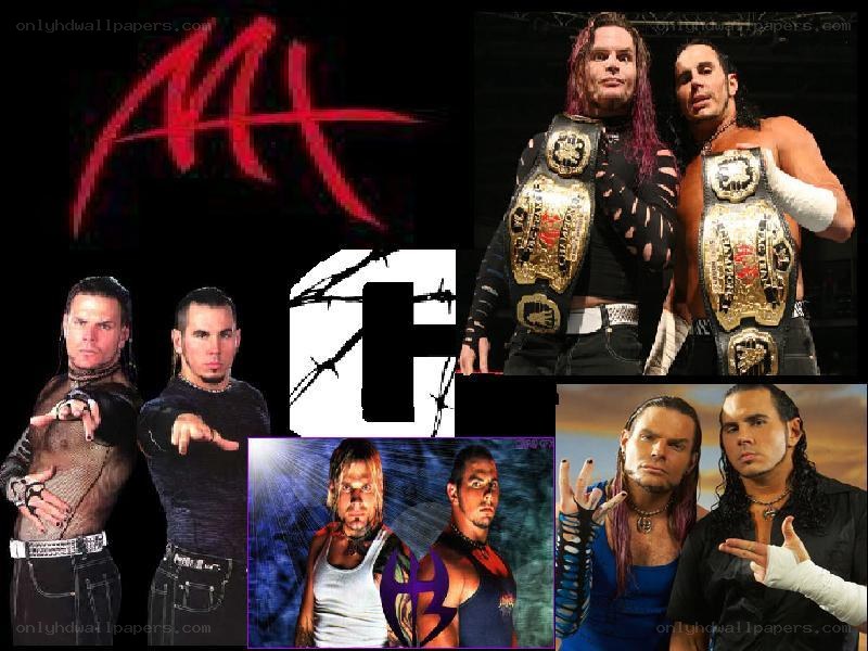 AEW wrestling team collage