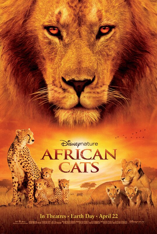 African Cats movie poster