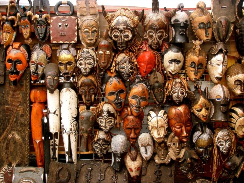 African masks collection