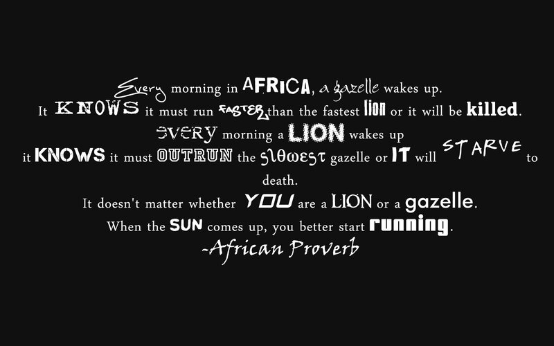African Proverb Text