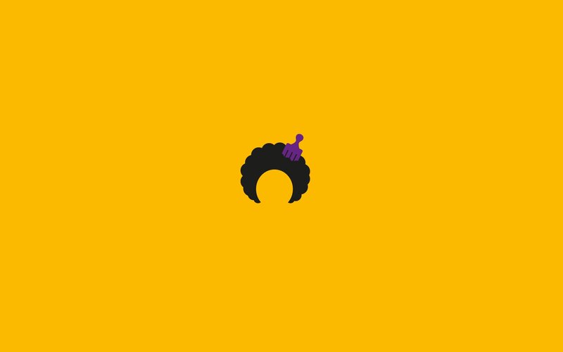 afro comb icon