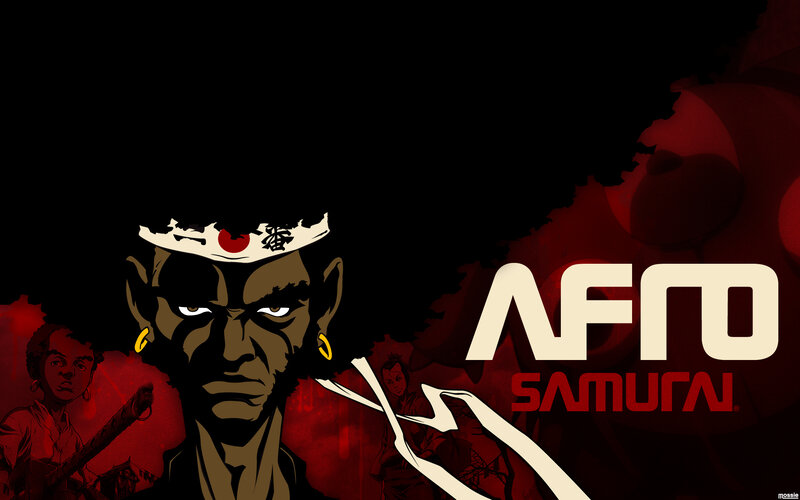 Afro Samurai Character — Black, Dramatic