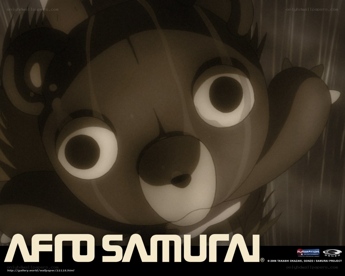 Afro Samurai character close-up