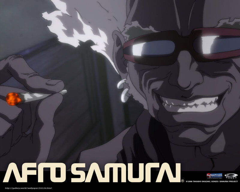 Afro Samurai character close-up
