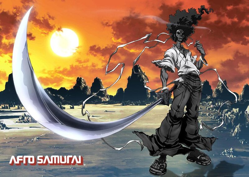 Afro Samurai Character — Orange