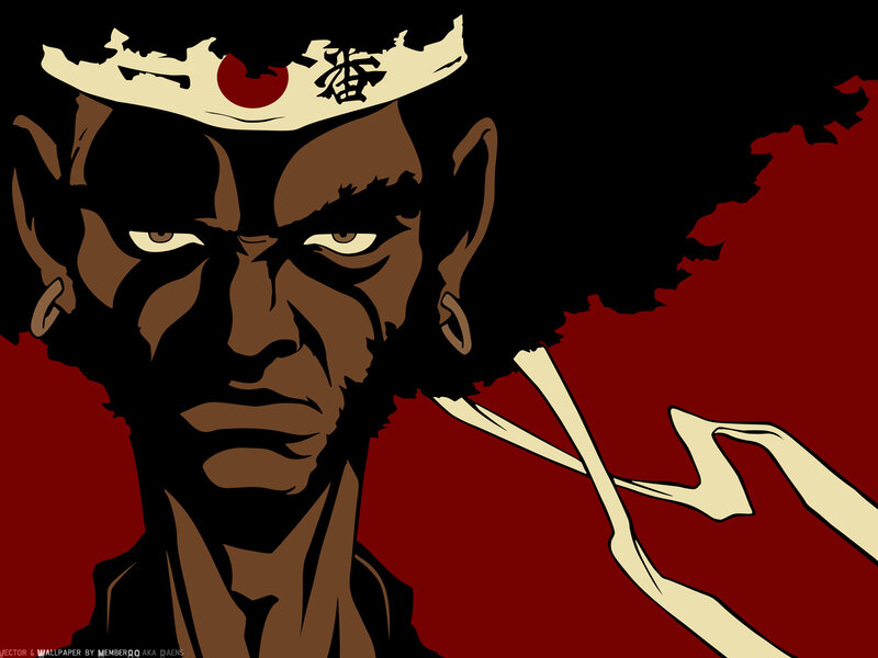Afro Samurai character portrait
