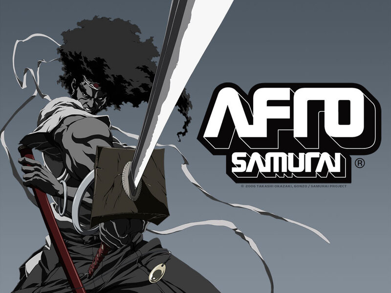 Afro Samurai Warrior — Gray
