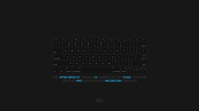 After Effects startup screen