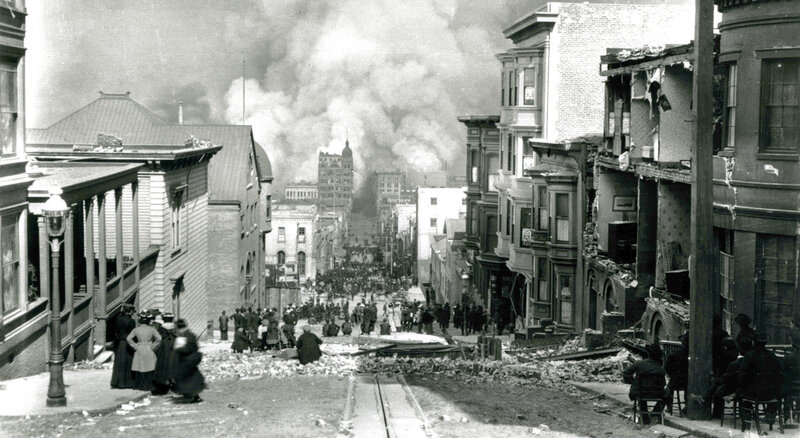 Aftermath of San Francisco earthquake