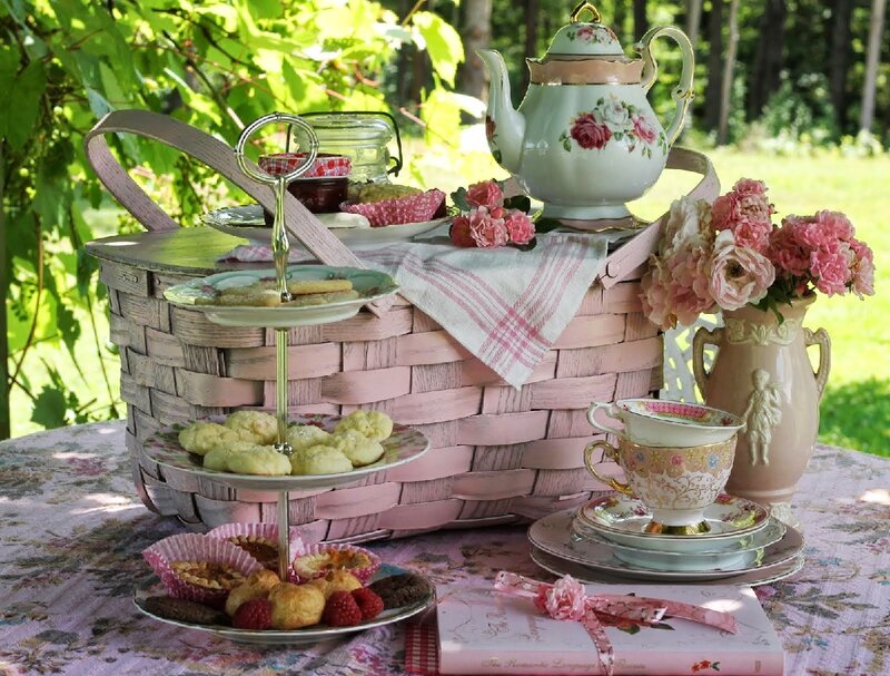 Afternoon Tea Setup — Pink, Serene