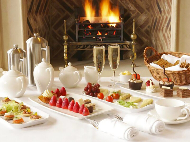 Afternoon Tea Spread — White, Cozy