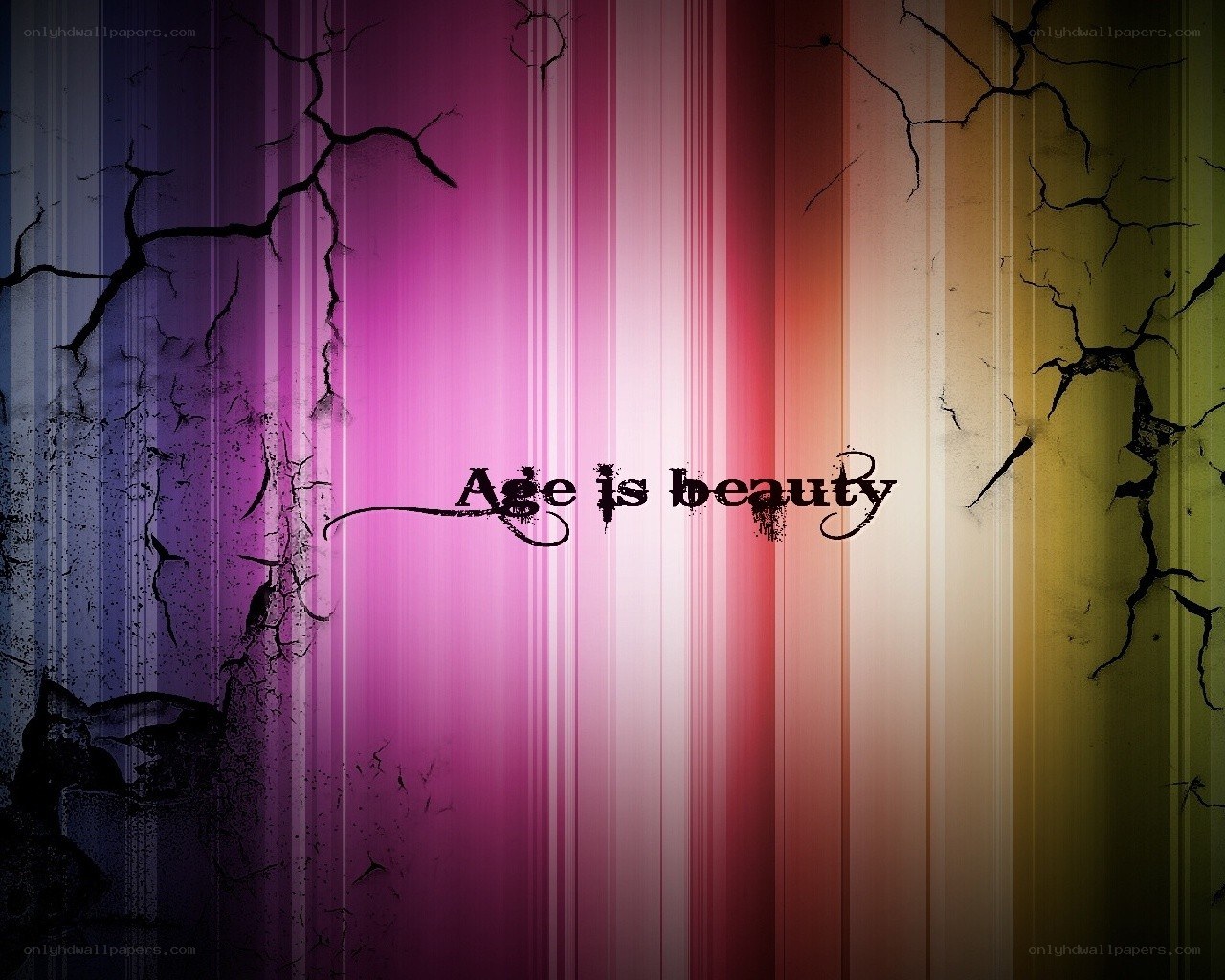 Age is beauty wallpaper
