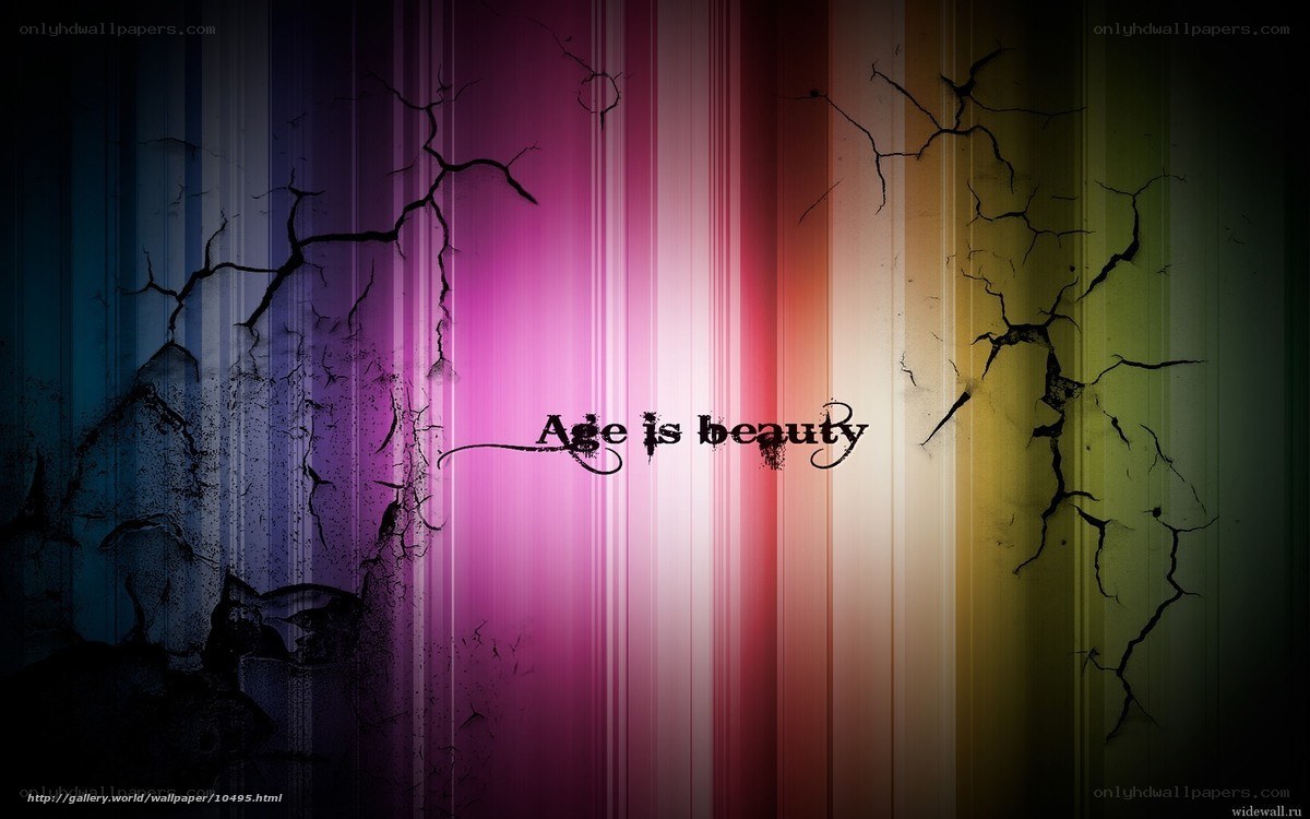Age is beauty wallpaper