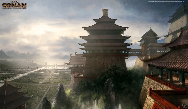 Age of Conan cityscape