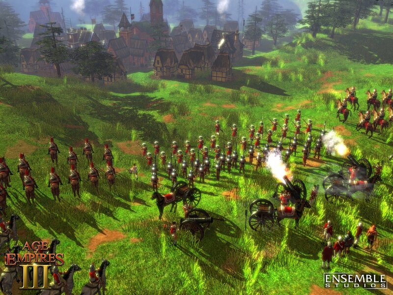 Age of Empires III battle scene
