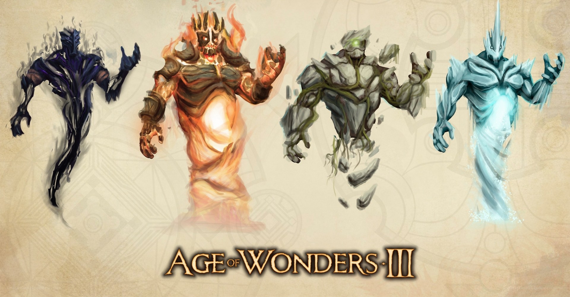 Age of Wonders III elemental beings