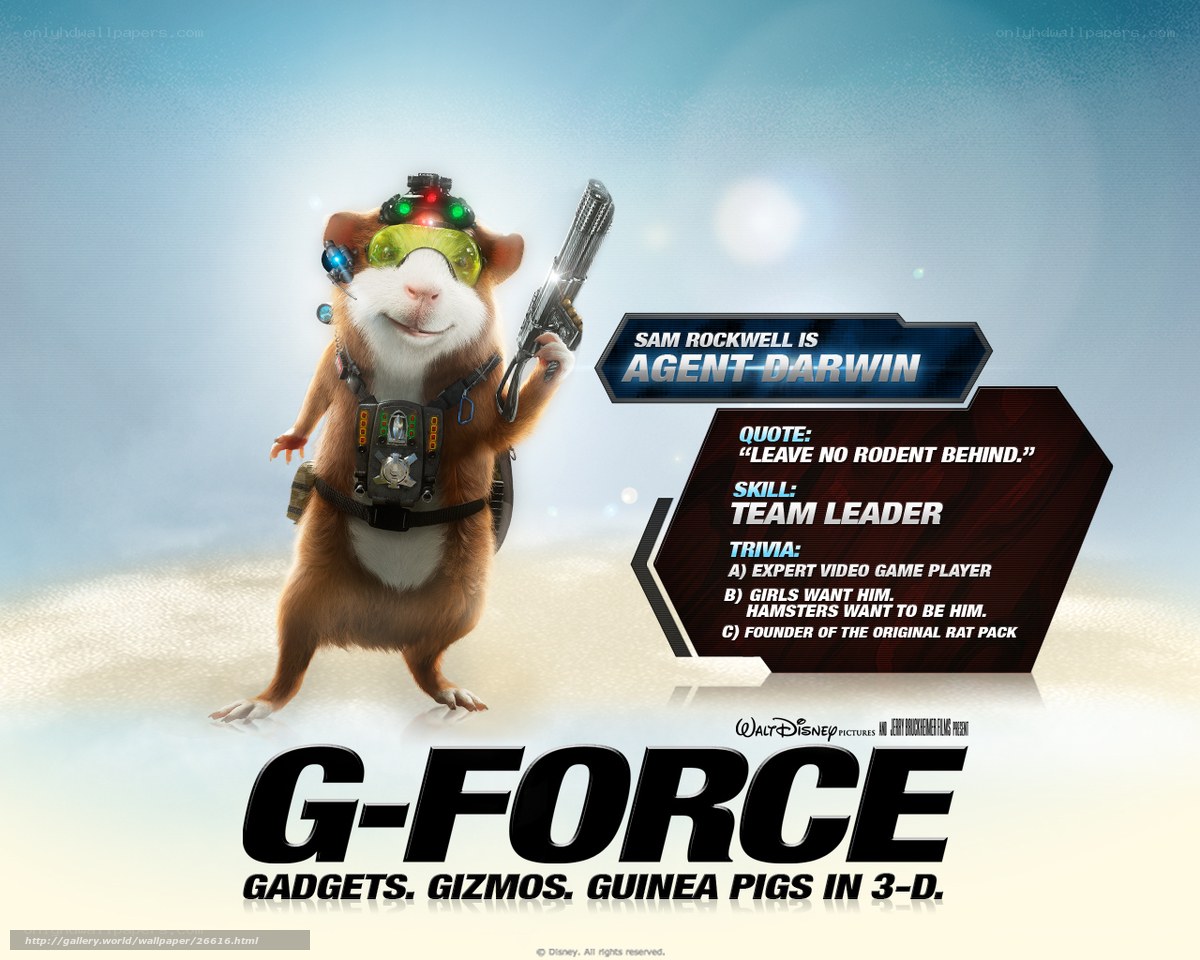 Agent Darwin from G-Force