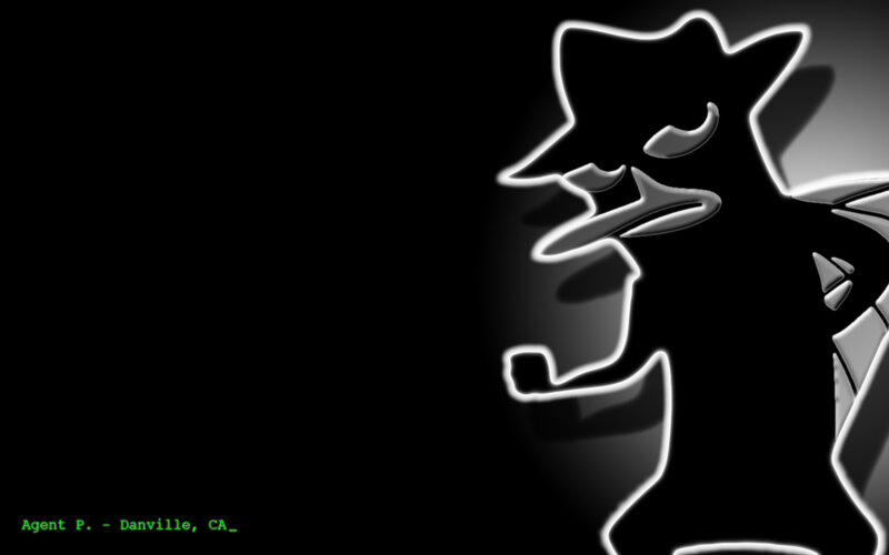 Agent P silhouette wallpaper