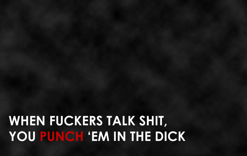 aggressive response text