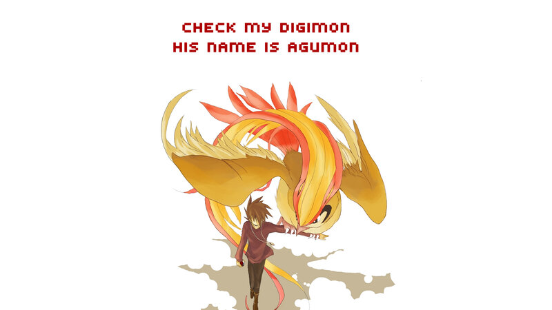 Agumon and its partner