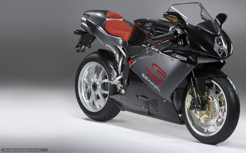 Agusta motorcycle in studio