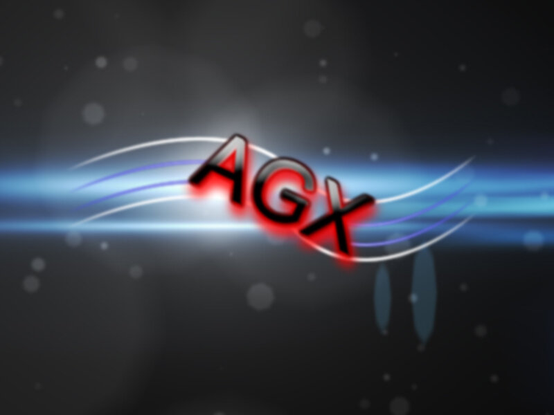 AGX Logo with Light Effects