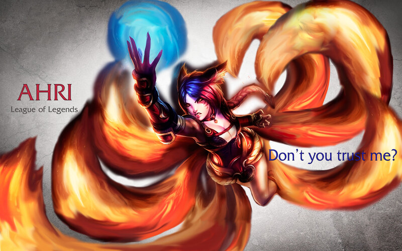 Ahri Casting Spell — Orange