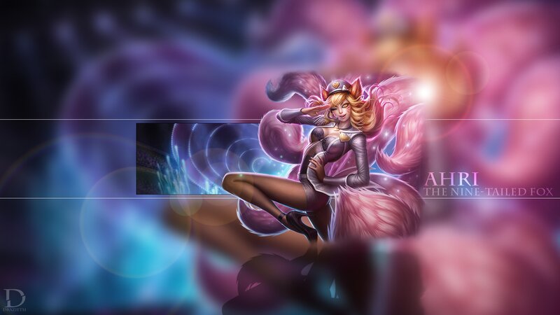 Ahri the Nine-tailed Fox — Pink