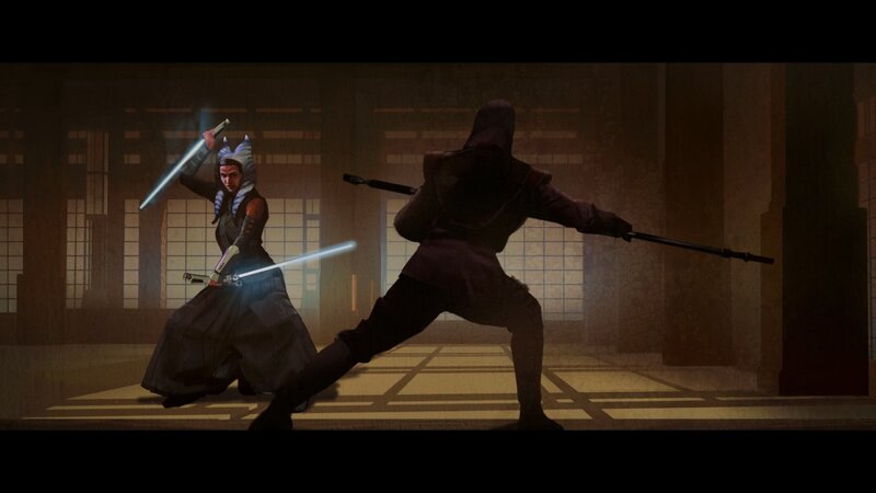 Ahsoka Tano Dueling