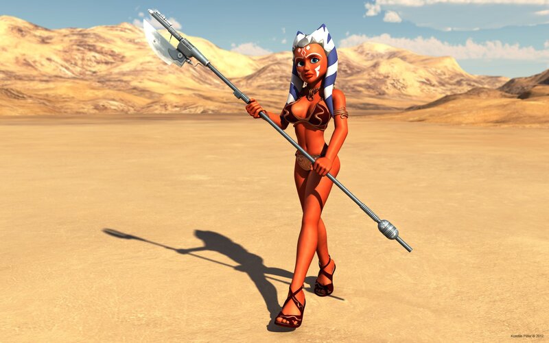 Ahsoka Tano in Desert — Brown